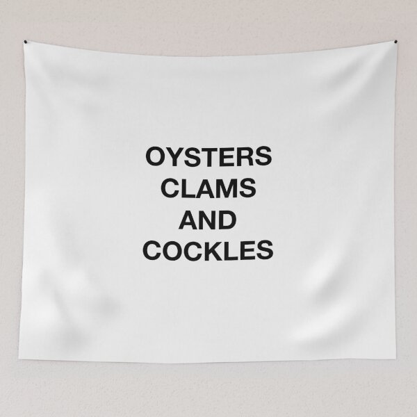 Item preview, OYSTERS CLAMS AND COCKLES designed and sold by SprayandPray69.