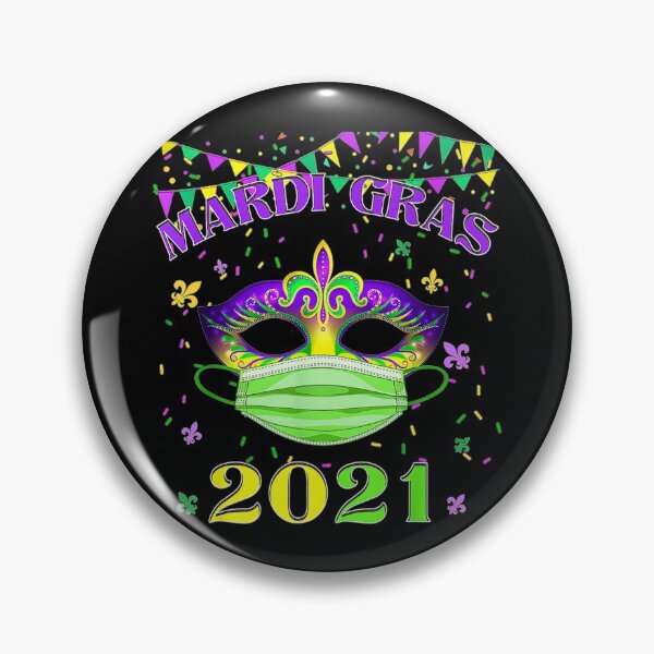 Item preview, Mask With Face Mask Mardi Gras 2021 designed and sold by toniobnd51.