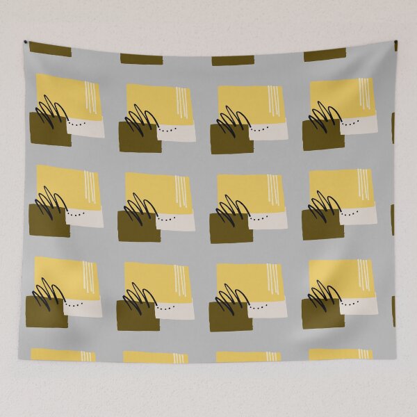 Item preview, Illuminating and Ultimate Gray Modern Art No 2 2021 designed and sold by dreamofdenim.