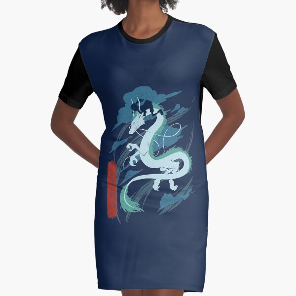 Dragon Graphic T-Shirt Dress