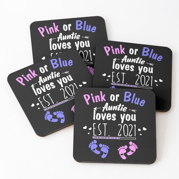 Artikelvorschau, Pink or Blue Auntie loves you entworfen und verkauft von noahs-shop.