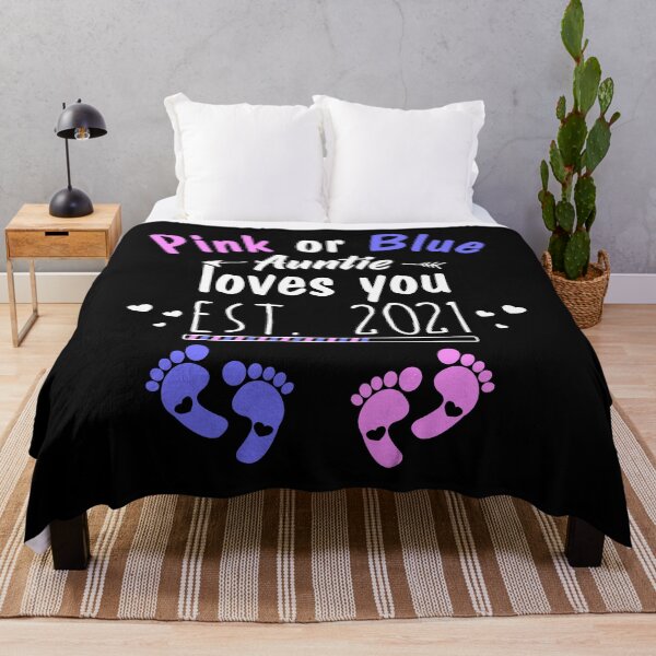 Artikelvorschau, Pink or Blue Auntie loves you entworfen und verkauft von noahs-shop.