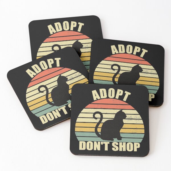 Item preview, Adopt Don't Shop - Distressed Vintage Sunset designed and sold by Primroaddesigns.