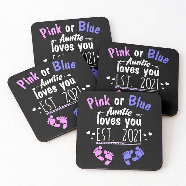 Artikelvorschau, Pink or Blue Auntie loves you entworfen und verkauft von noahs-shop.
