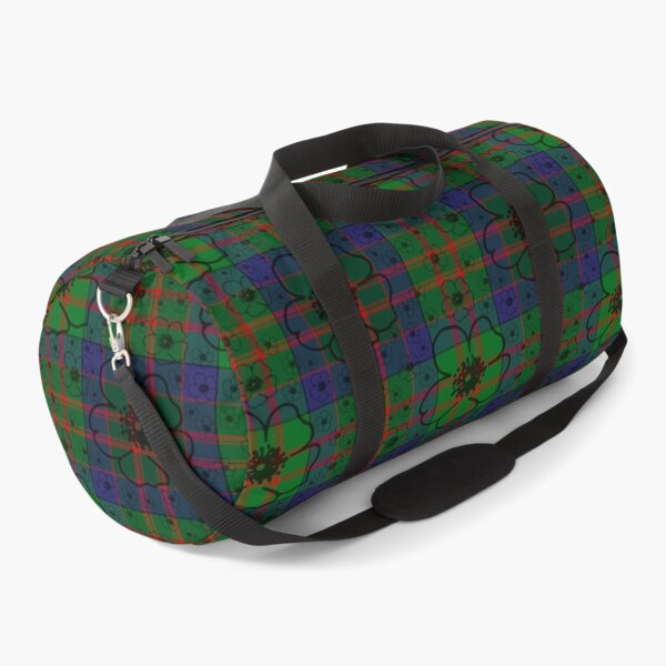Item preview, Tartan Plaid with Black Flowers designed and sold by AlteredAtelier.