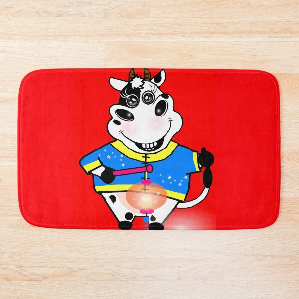 Item preview, A Cute Cow holds a lantern  designed and sold by Shirley cute art .