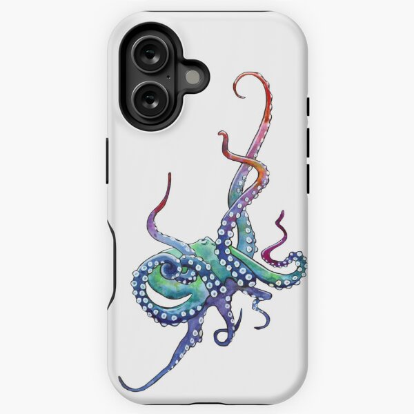 Item preview, Rainbow Octopus designed and sold by SamNagelArt.