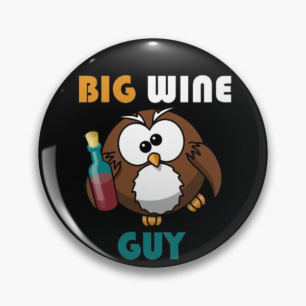 Item preview, Big wine guy funny owl design designed and sold by odrito.