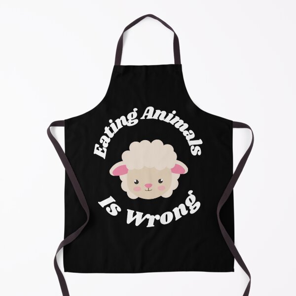 Item preview, Eating Animals is Wrong Cute Sheep Design designed and sold by Pumpkin-Prints.