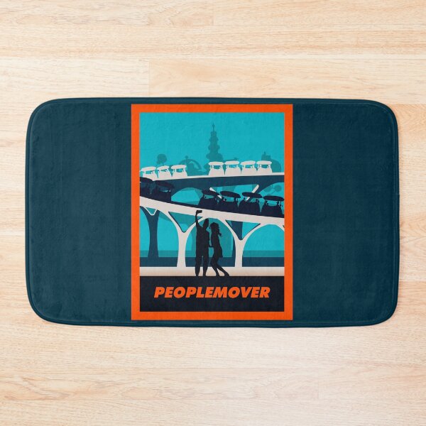 Item preview, Peoplemover - Minimalist Travel Style - Theme Park Art designed and sold by MainStreetStudo.