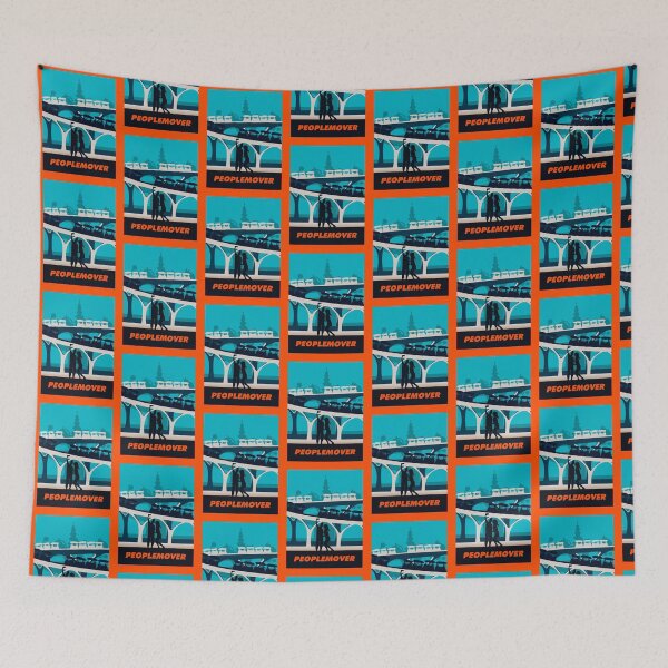 Item preview, Peoplemover - Minimalist Travel Style - Theme Park Art designed and sold by MainStreetStudo.