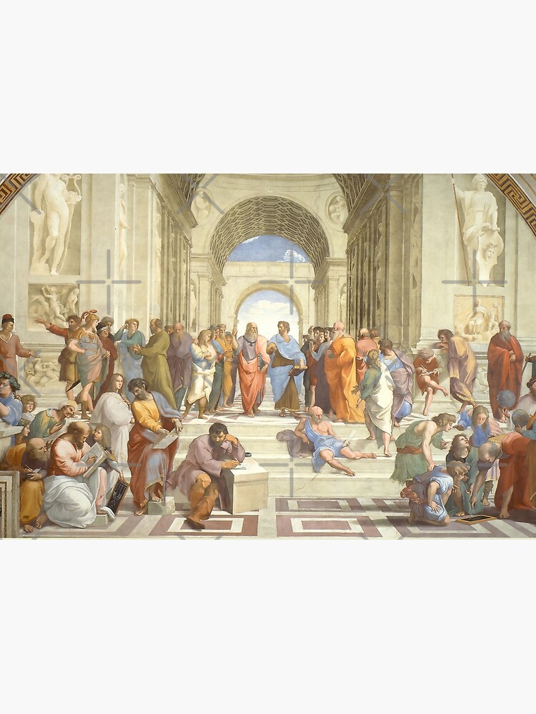 The Ancient Greek School of Athens Philosophers Raphael