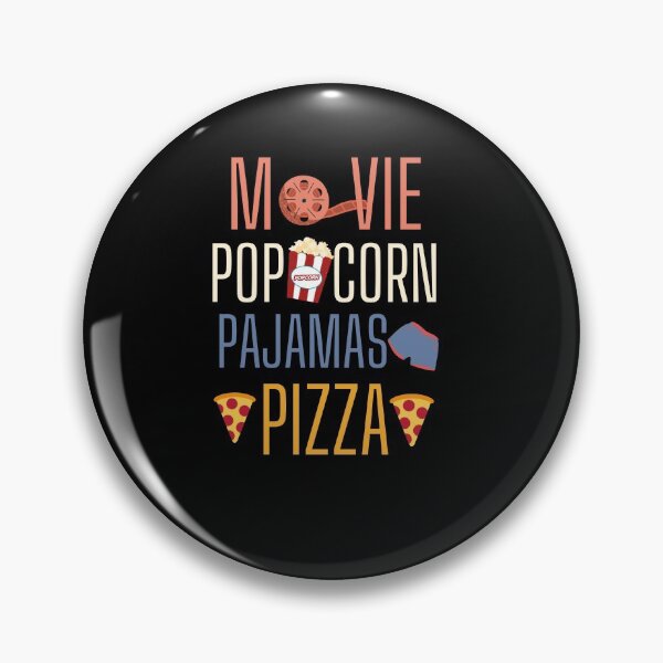 Item preview, Movie Popcorn Pajamas Pizza designed and sold by arteesy.