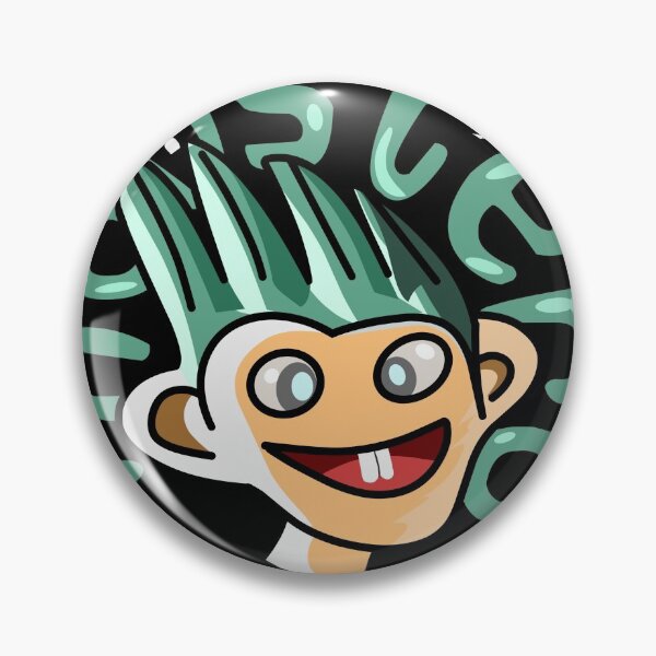 Item preview, Monstero green mascot character designed and sold by Kalianda.