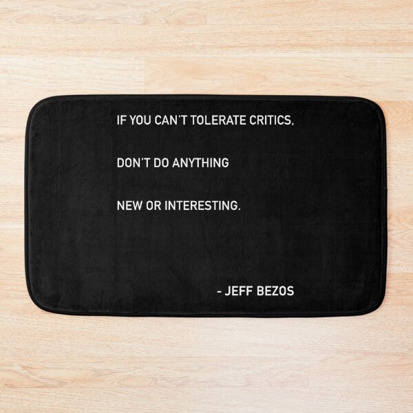 Item preview, Bezos Don't Do Anything New Or Interesting Quote designed and sold by JamiePullThatUp.