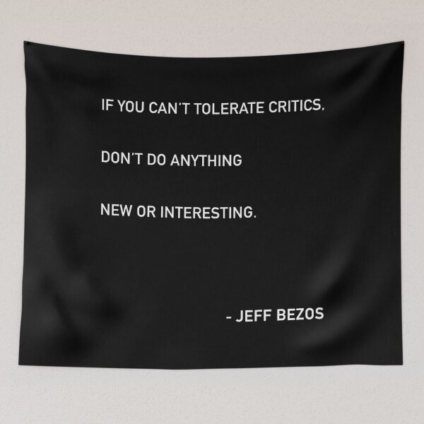 Item preview, Bezos Don't Do Anything New Or Interesting Quote designed and sold by JamiePullThatUp.