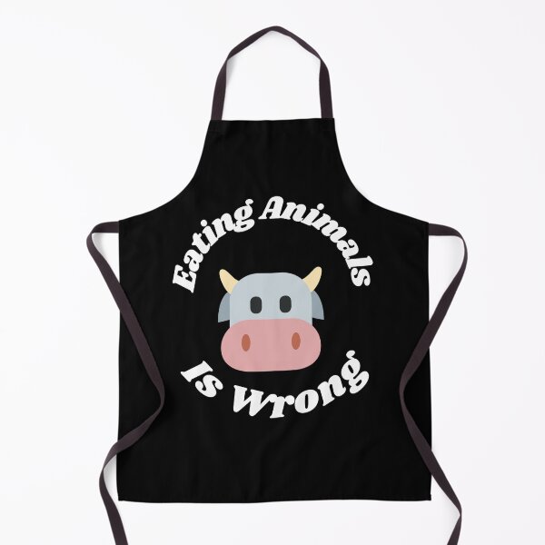 Item preview, Eating Animals is Wrong Cute Cow Design designed and sold by Pumpkin-Prints.