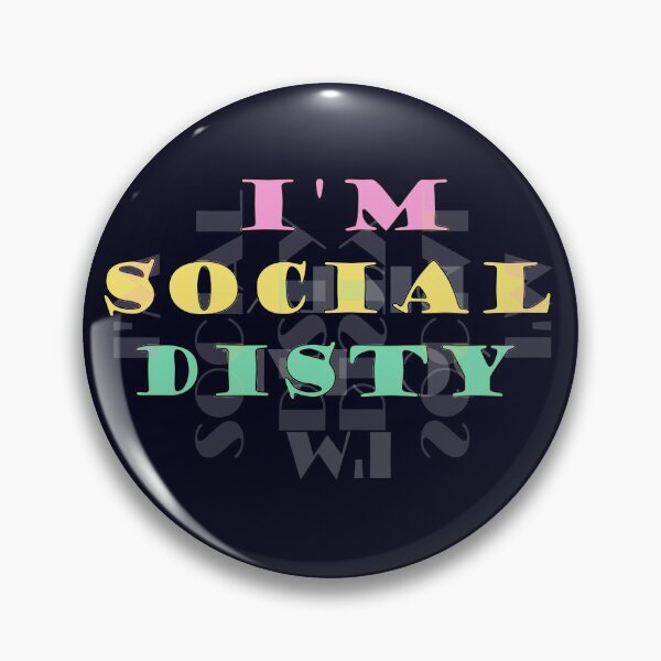 Item preview, I'm Social Disty designed and sold by heartfeltarts93.