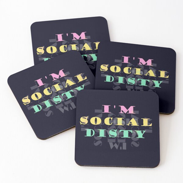 Item preview, I'm Social Disty designed and sold by heartfeltarts93.
