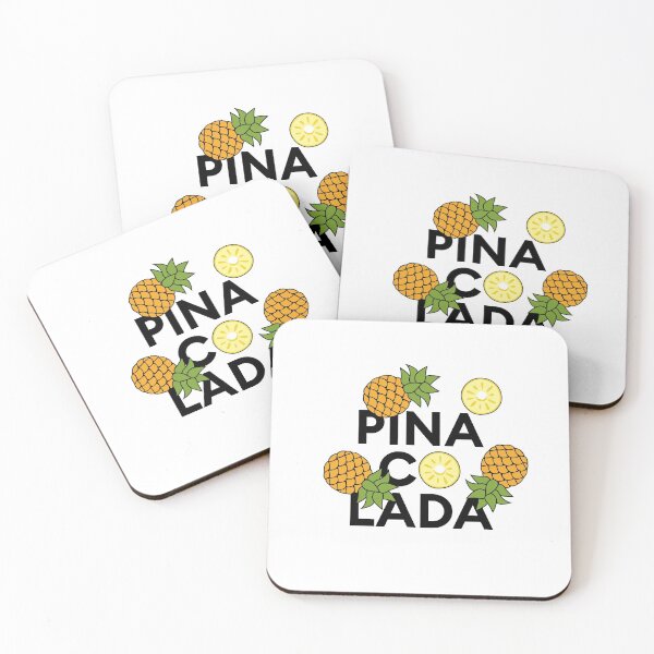 Item preview, "Pina colada" cocktail collage with pineapple designed and sold by TrueType.
