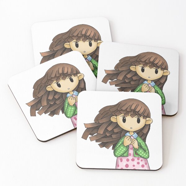Item preview, Girl with blowing hair designed and sold by duridori.