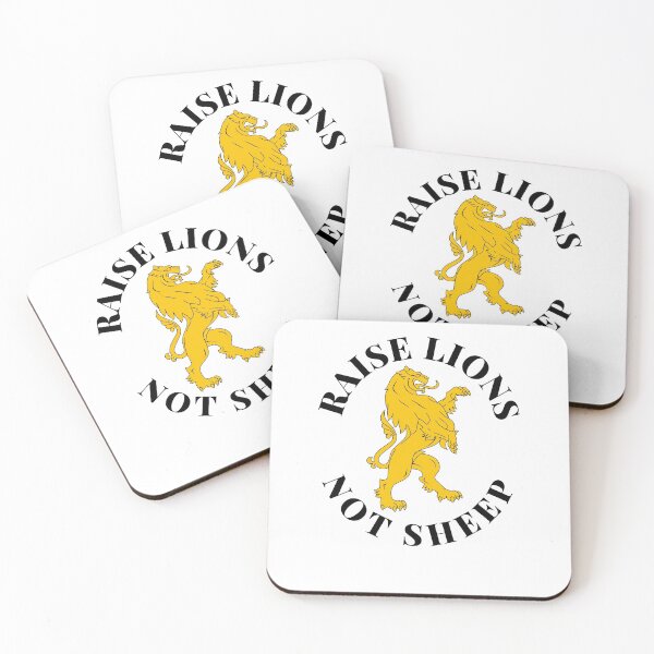 Item preview,  Raise Lions Not Sheep designed and sold by MinimalTag.