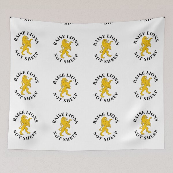 Item preview,  Raise Lions Not Sheep designed and sold by MinimalTag.