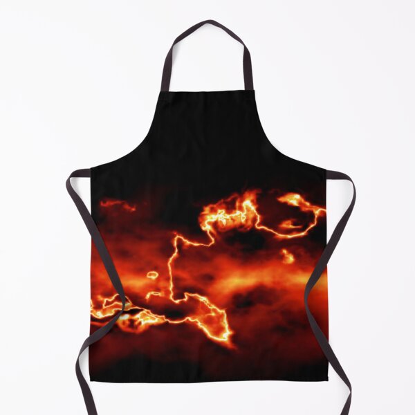 Item preview, abstract dark fire storm on a black background designed and sold by Orderposter.