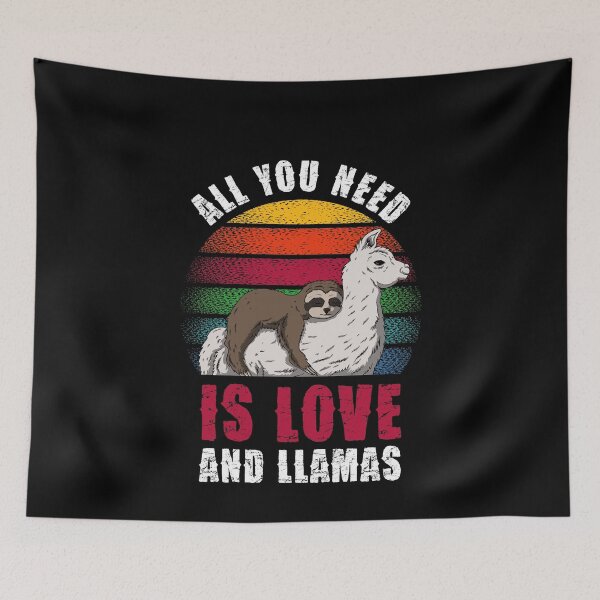 Item preview, All you need is love and LLAMAS designed and sold by pannolinno.