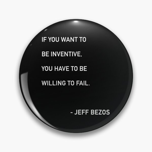 Item preview, Bezos Be Inventive Quote designed and sold by JamiePullThatUp.