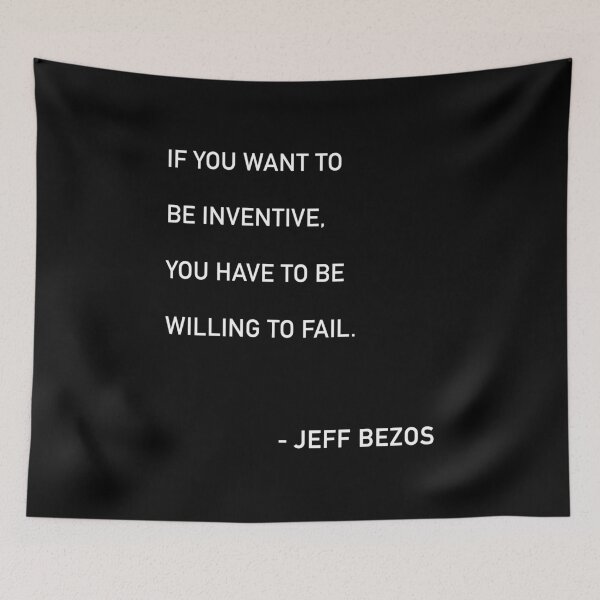 Item preview, Bezos Be Inventive Quote designed and sold by JamiePullThatUp.