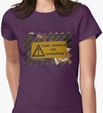 Dangerous! Women's Fitted T-Shirt