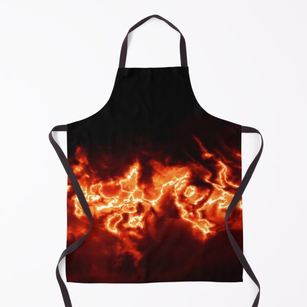 Item preview, abstract dark fire storm on a black background designed and sold by Orderposter.