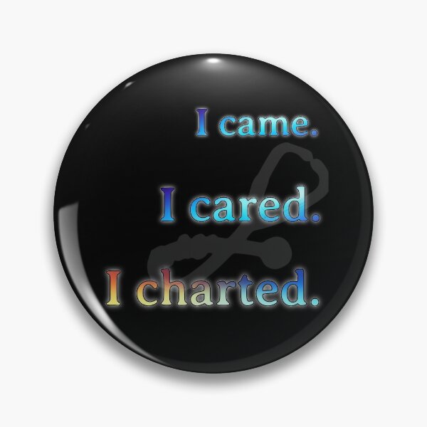 Item preview, Nurse - I Came - I Charted designed and sold by AJ's Exquisites.