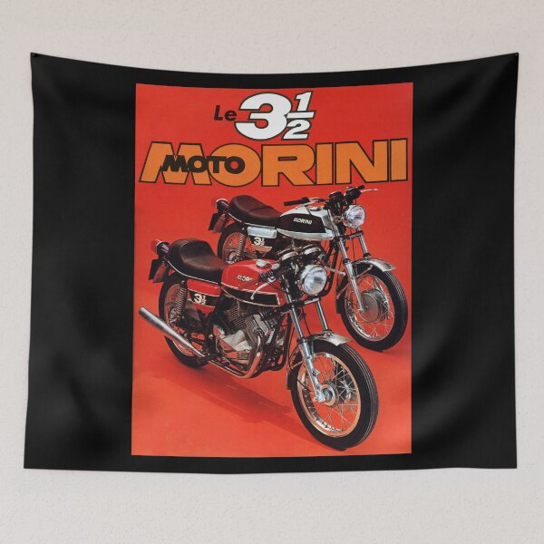 Item preview, 1976 Moto Morini 3 1/2 Sport and Strada designed and sold by settebello.
