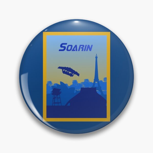 Item preview, Soarin - Minimalist Travel Style - Theme Park Art designed and sold by MainStreetStudo.