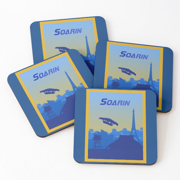 Item preview, Soarin - Minimalist Travel Style - Theme Park Art designed and sold by MainStreetStudo.