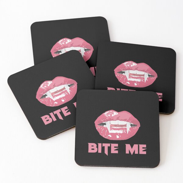 Item preview, Vampire Lips And Fangs Bite Me designed and sold by yoshra.