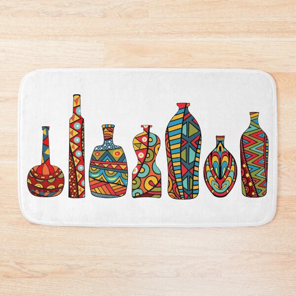 Item preview, Fancy Bottles with ethnic patterns designed and sold by ksanask.