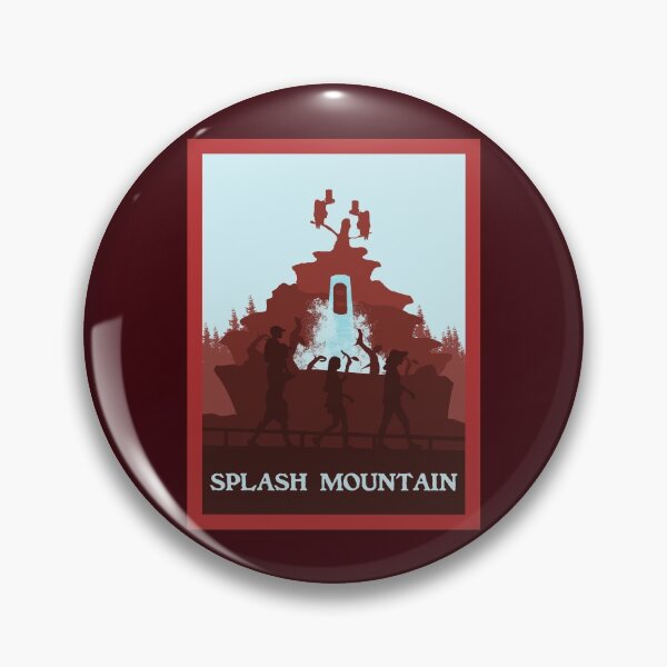 Item preview, Splash Mountain - Minimalist Travel Style - Theme Park Art designed and sold by MainStreetStudo.