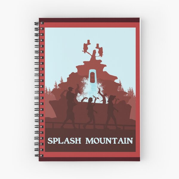 Item preview, Splash Mountain - Minimalist Travel Style - Theme Park Art designed and sold by MainStreetStudo.