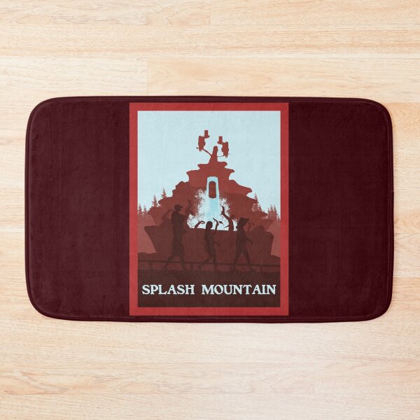 Item preview, Splash Mountain - Minimalist Travel Style - Theme Park Art designed and sold by MainStreetStudo.
