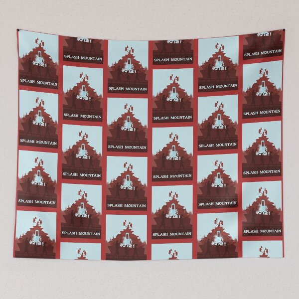 Item preview, Splash Mountain - Minimalist Travel Style - Theme Park Art designed and sold by MainStreetStudo.