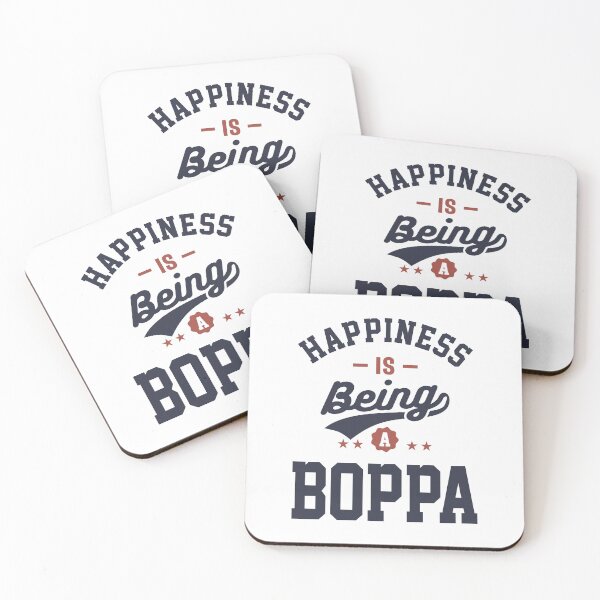 Item preview, Happiness is Being a Boppa Funny Grandpa Fathers Day designed and sold by cidolopez.