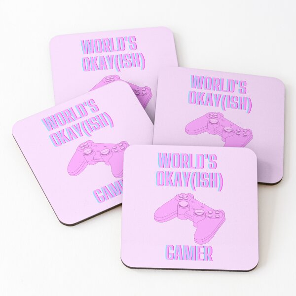 Item preview, World's okay(ish) gamer designed and sold by Peachy-Draws.