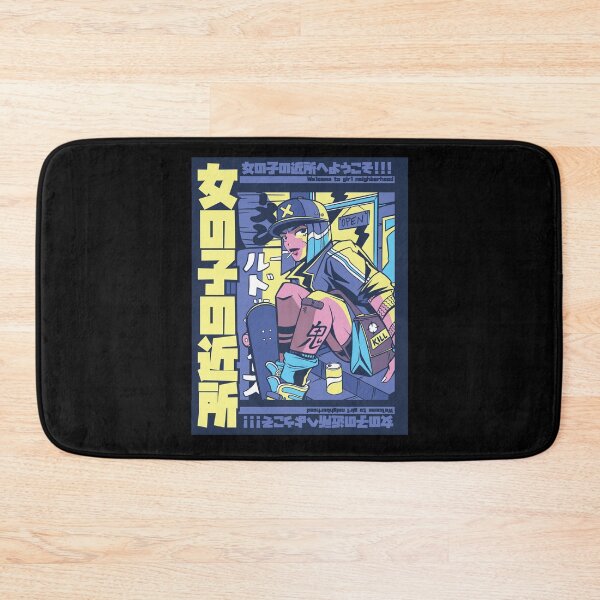 Item preview, Japanese Anime Urban Cartoon Girl designed and sold by TeesByMark.