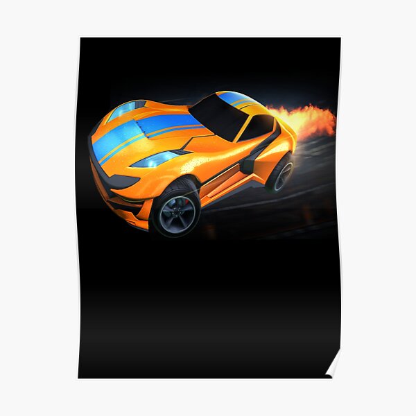 Rocket Soccer Car Poster