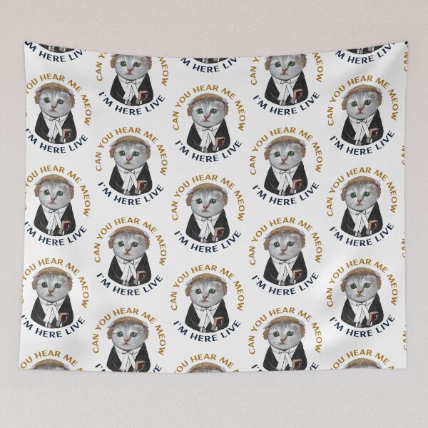 Item preview, Can you hear me meow, I'm here live designed and sold by Roy & Tiffany.
