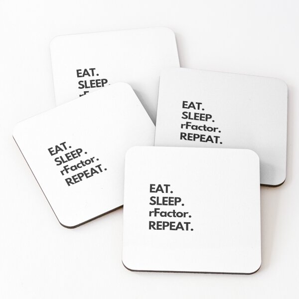 Item preview, Eat Sleep rFactor Repeat designed and sold by TheGreekGuy.