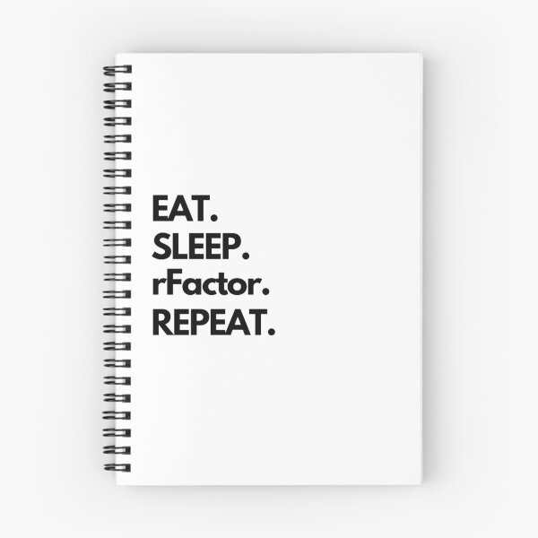 Item preview, Eat Sleep rFactor Repeat designed and sold by TheGreekGuy.